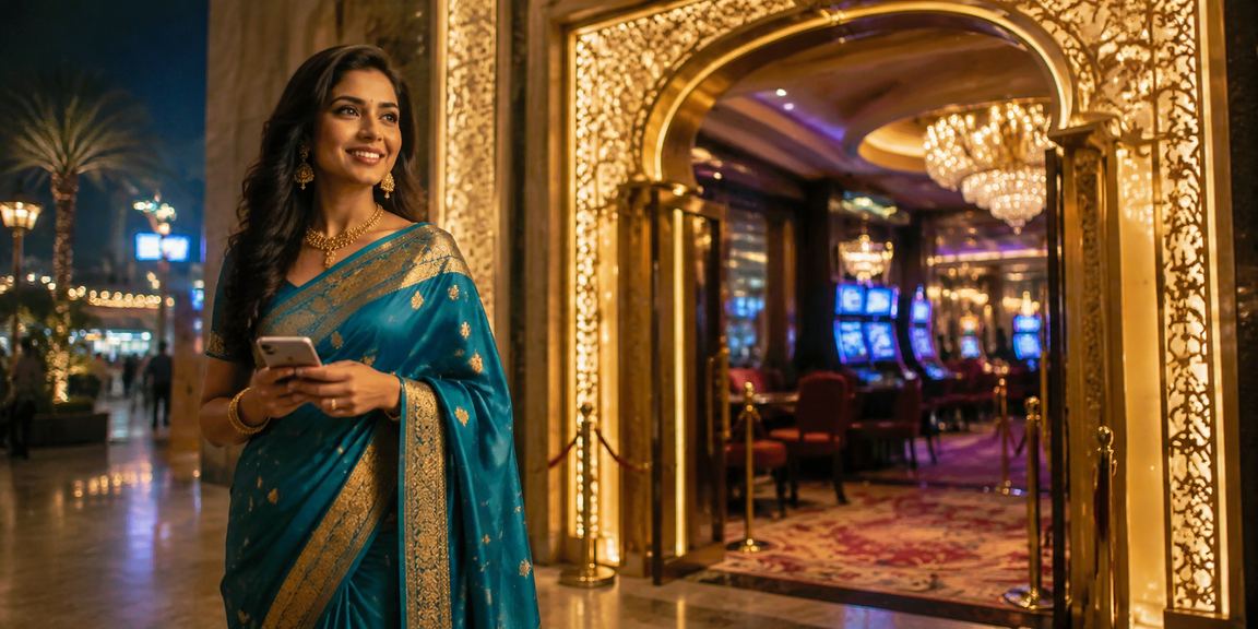Mobile casino player in Delhi using phone for payment